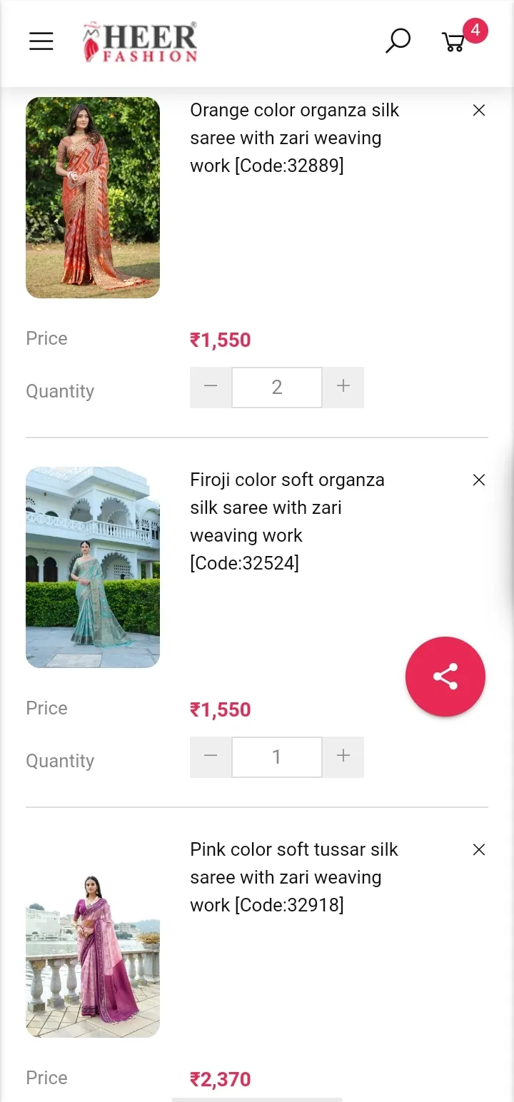 Heer Fashion-The Shopping App | Indus Appstore | Screenshot