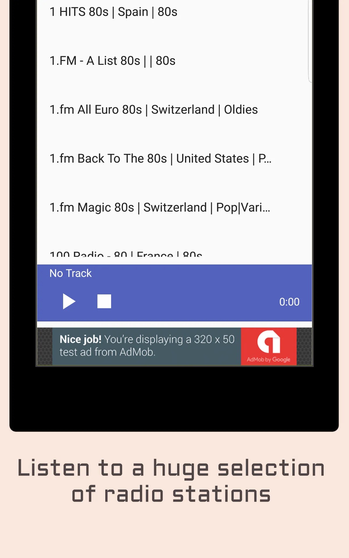 80s Radio Top Eighties Music | Indus Appstore | Screenshot