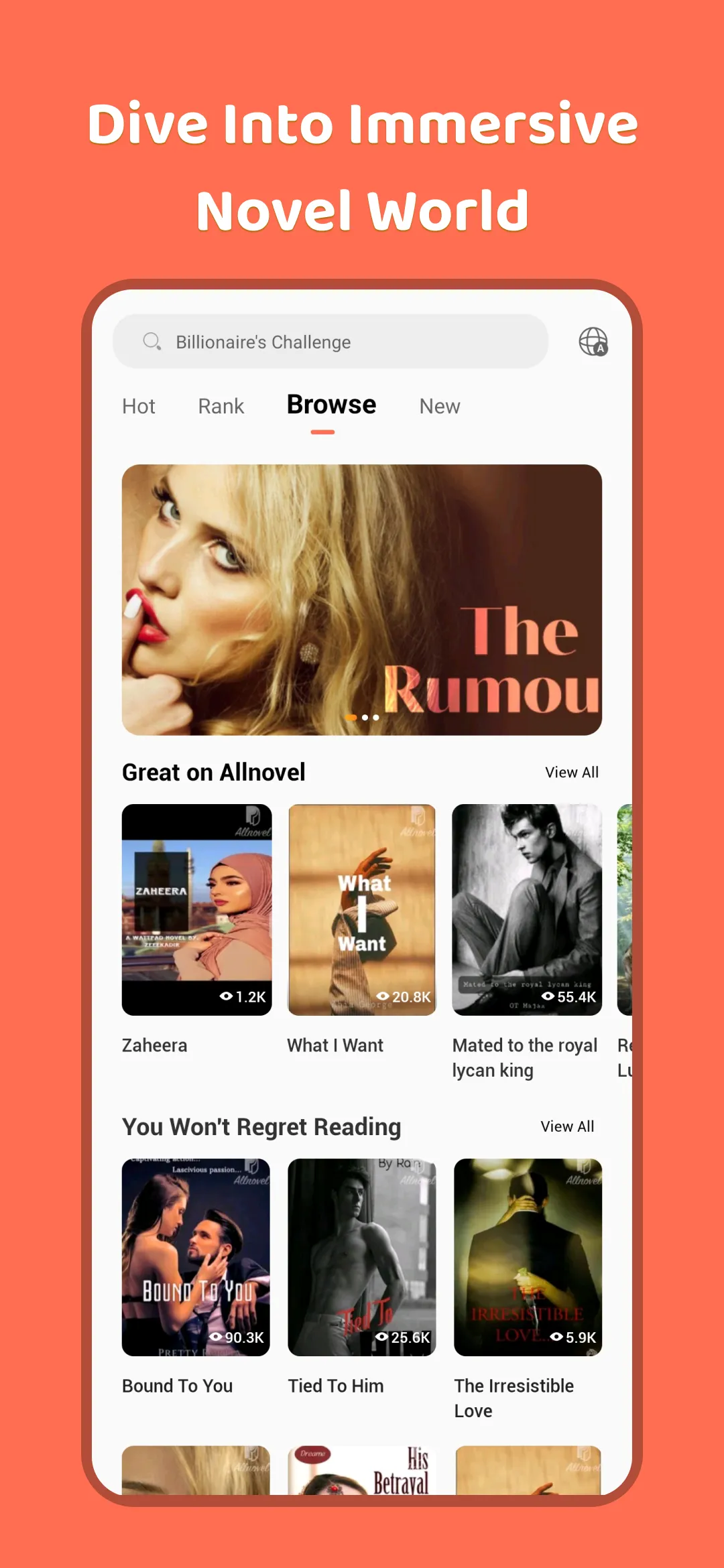 Allnovel - Read Book & Story | Indus Appstore | Screenshot