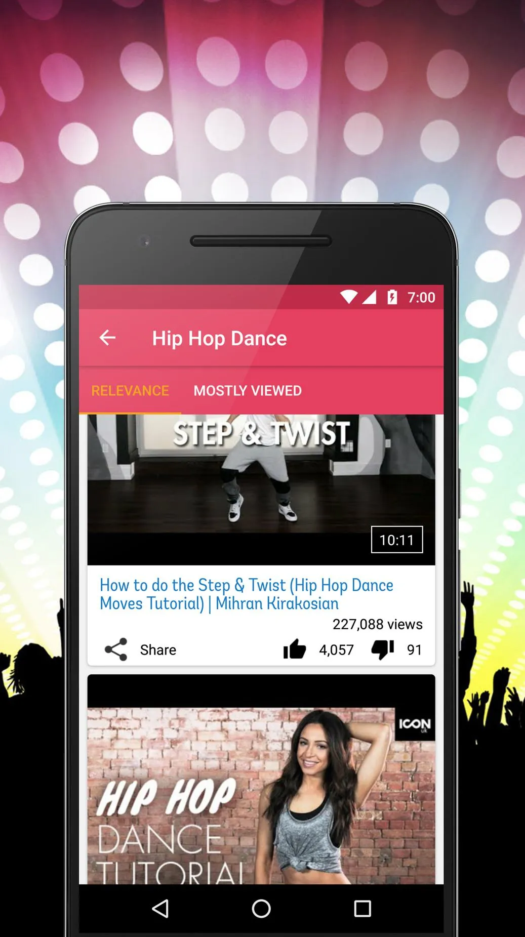 Dance Steps Videos | Indus Appstore | Screenshot