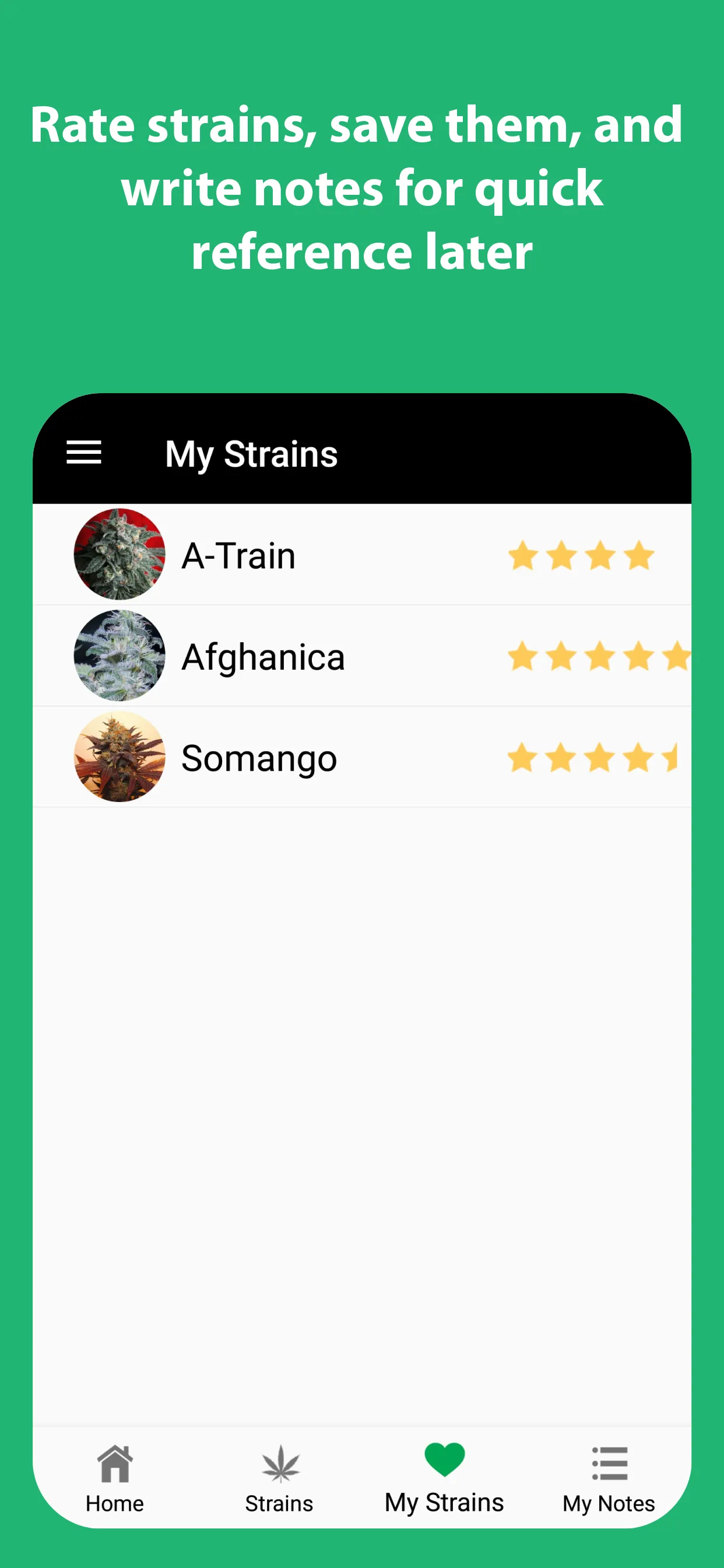 WeedPro: Cannabis Strain Guide | Indus Appstore | Screenshot