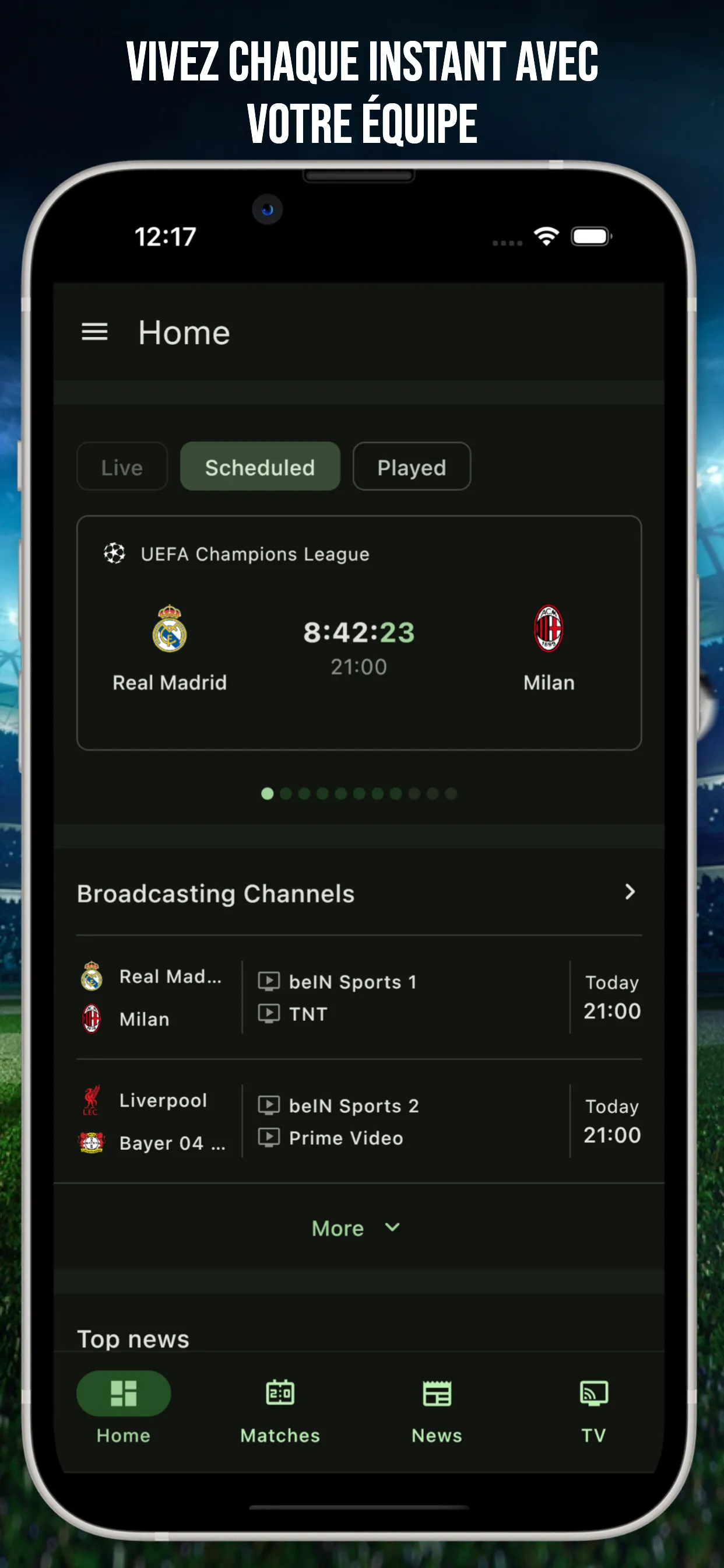 Africa Football - Live score | Indus Appstore | Screenshot