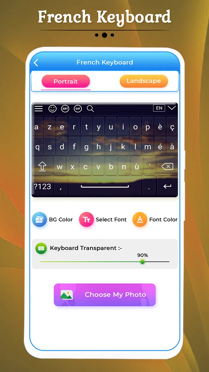 French Keyboard | Indus Appstore | Screenshot