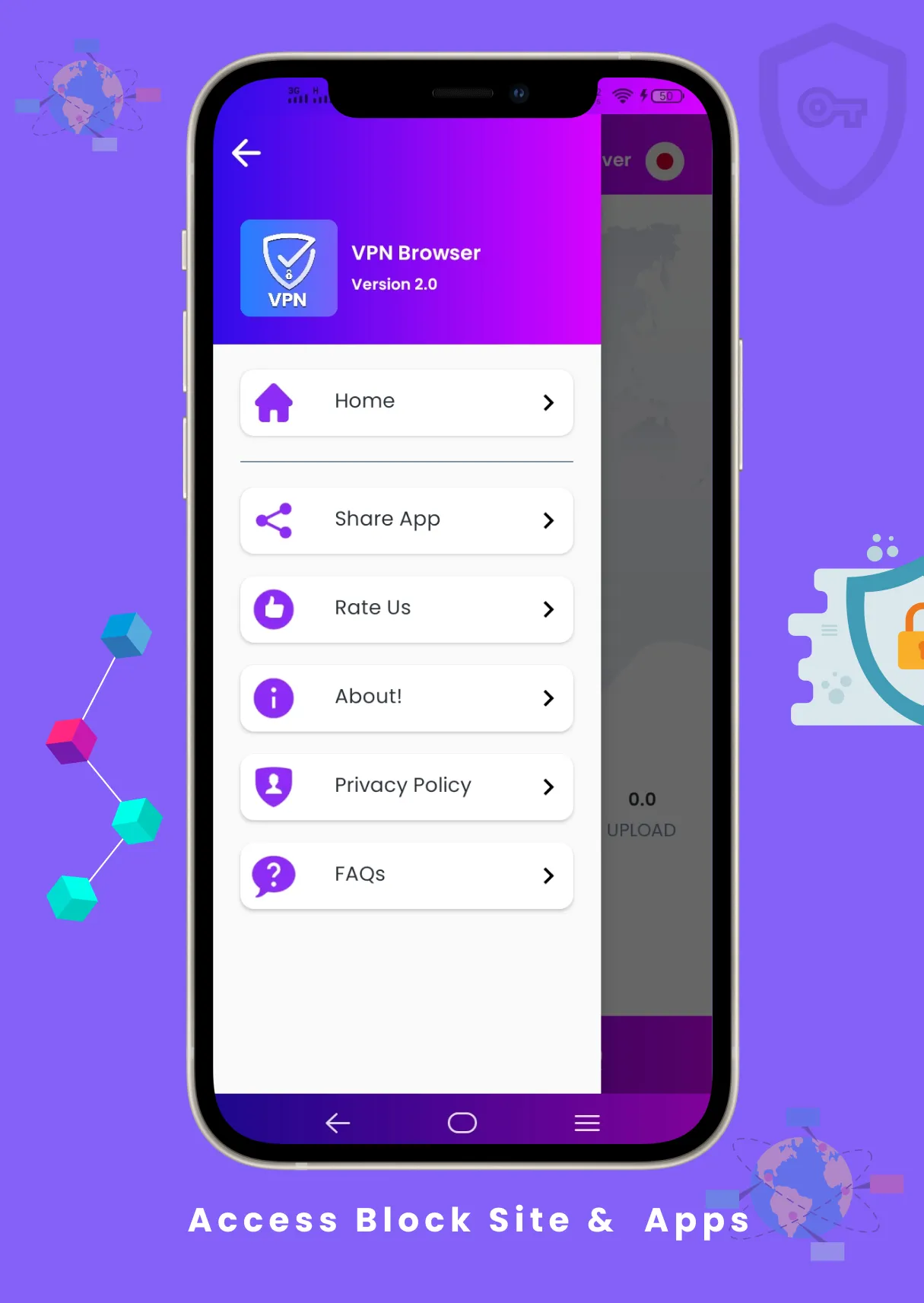 VPN Browser | Indus Appstore | Screenshot