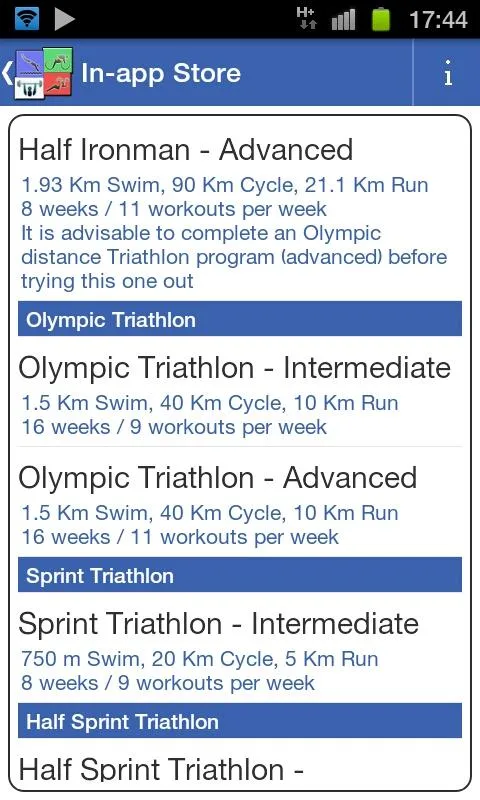 Megathlon : triathlon training | Indus Appstore | Screenshot