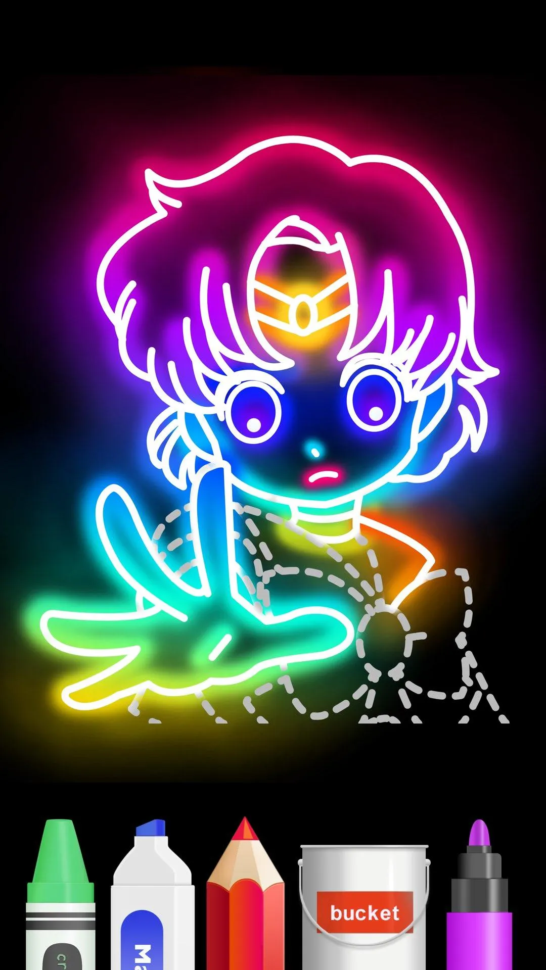 Draw Glow Comics | Indus Appstore | Screenshot