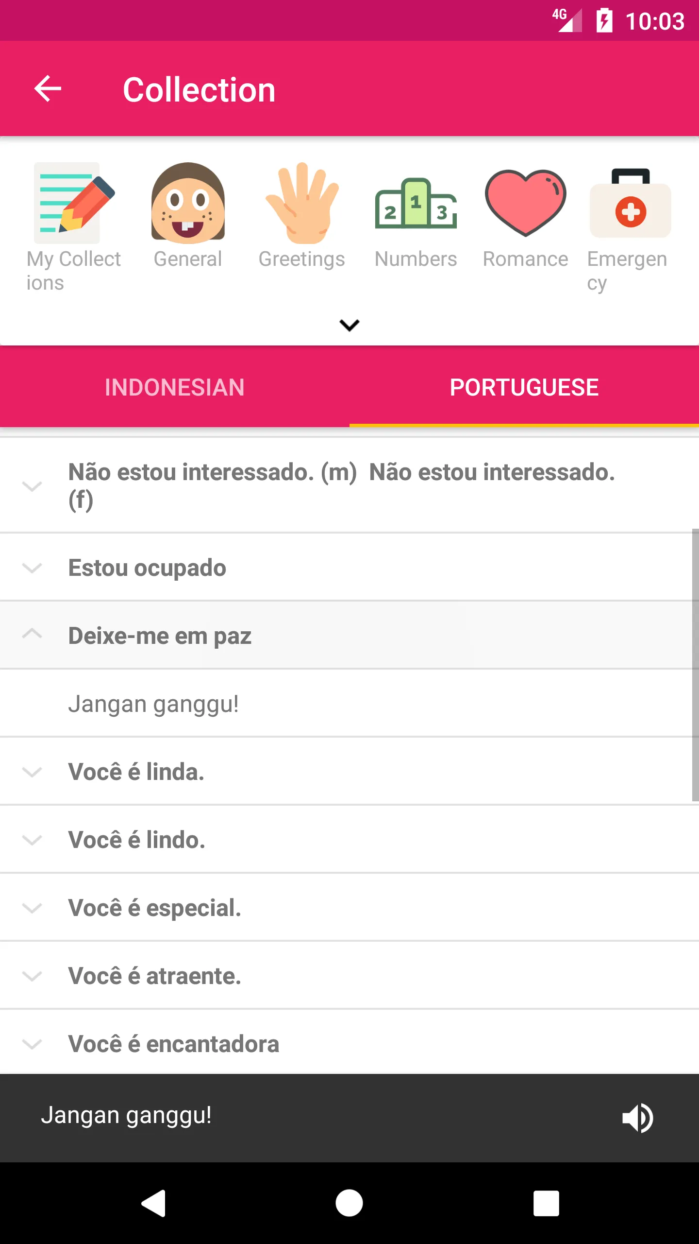 Indonesian Portuguese Offline | Indus Appstore | Screenshot