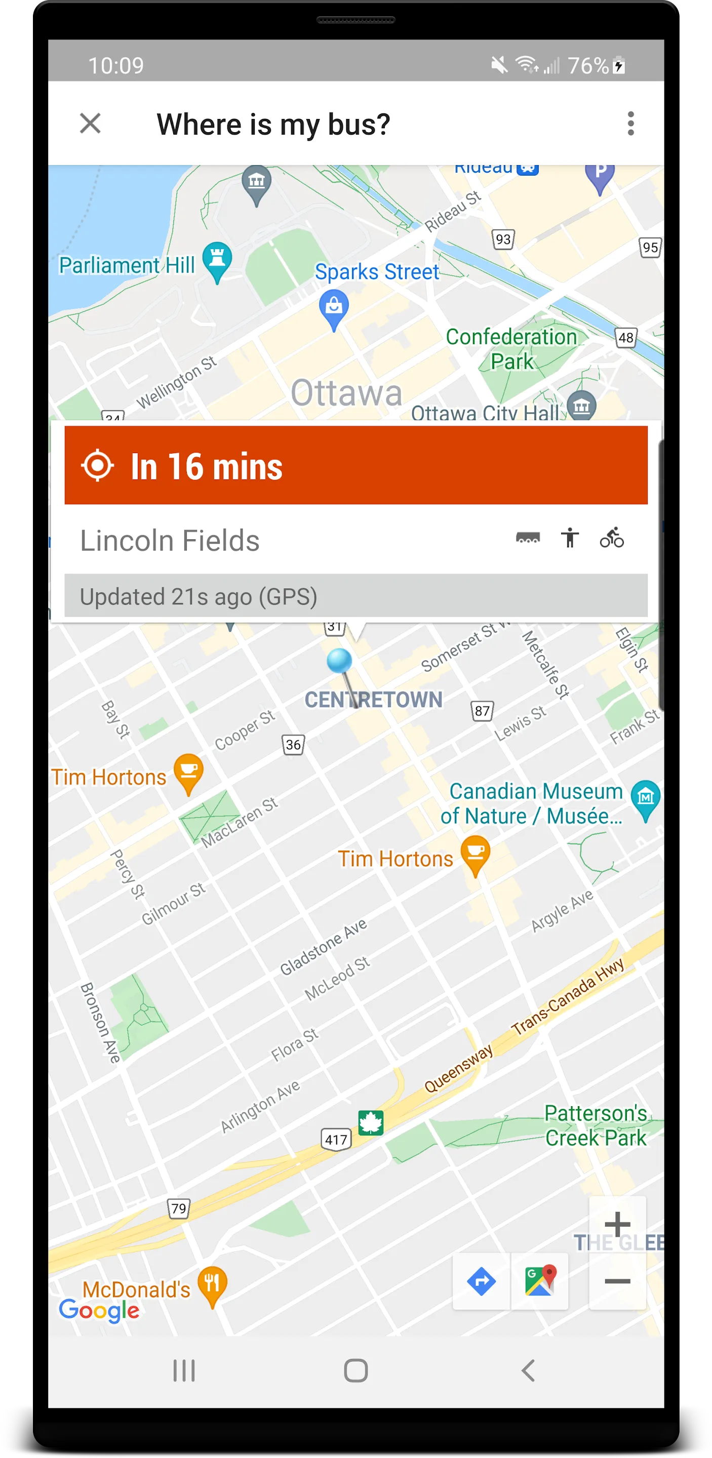 Ottawa Transit: GPS Real-Time | Indus Appstore | Screenshot