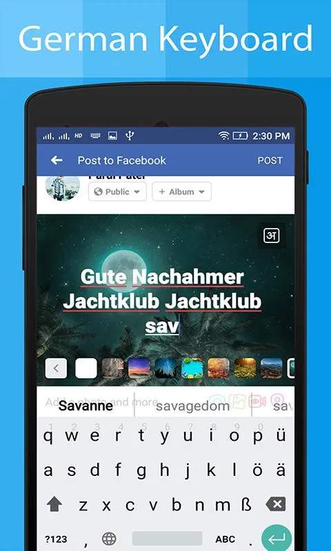 German Keyboard and Translator | Indus Appstore | Screenshot