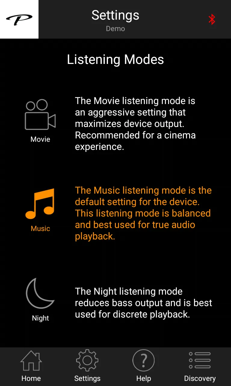 Paradigm Subwoofer Control | Indus Appstore | Screenshot