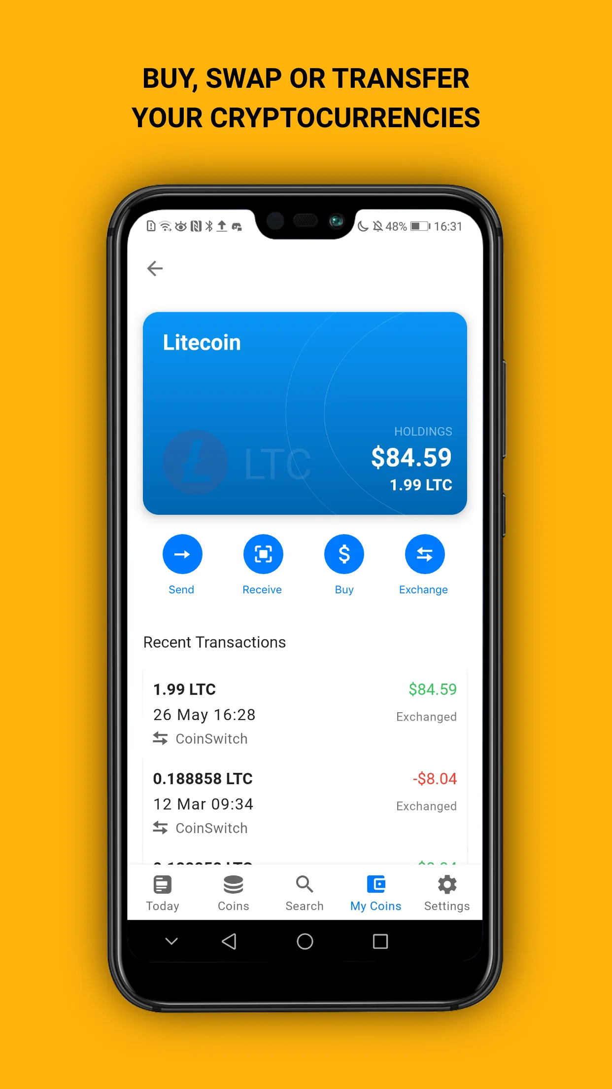 COINS: One App For Crypto | Indus Appstore | Screenshot