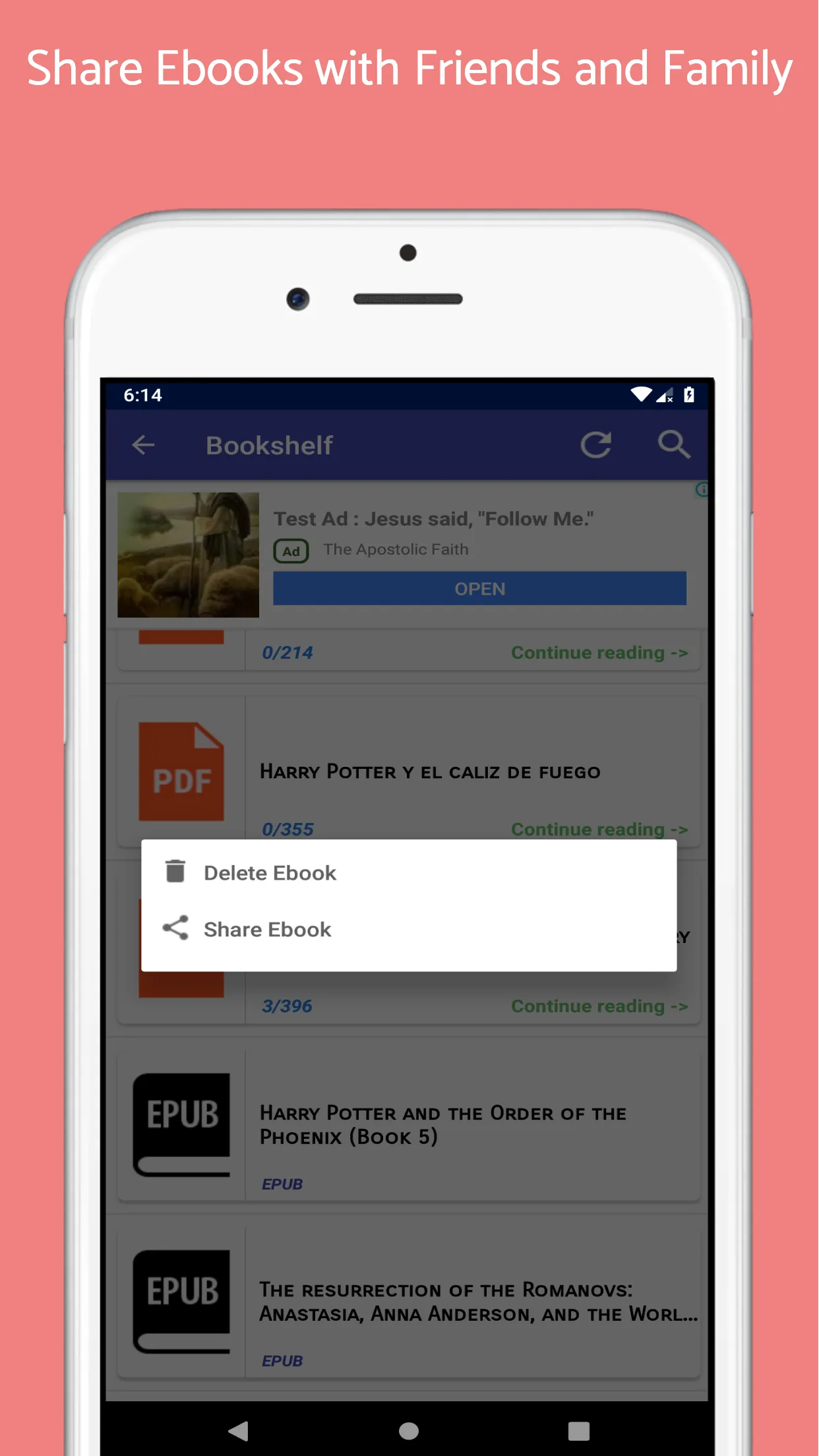 Fbooks - Download books & epub | Indus Appstore | Screenshot