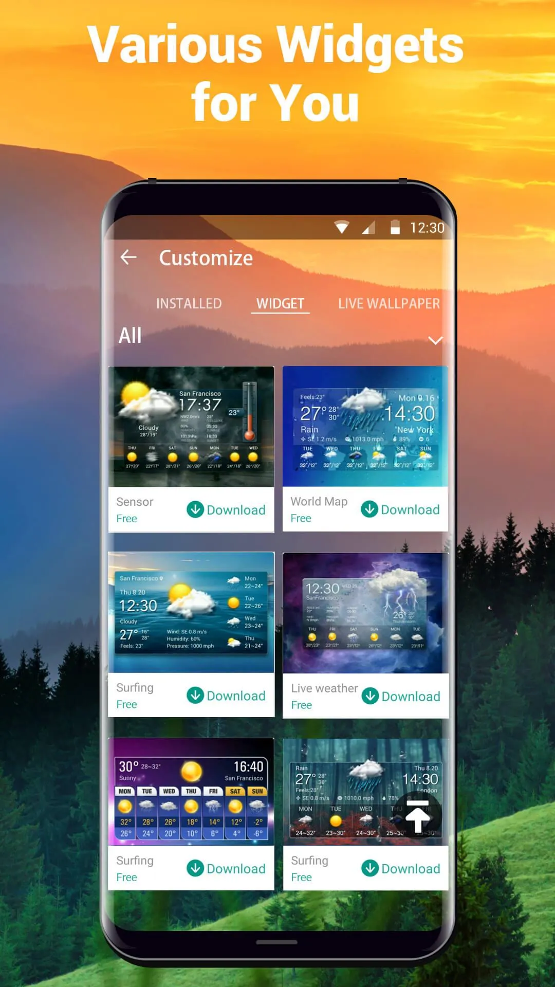 Real-time weather forecasts | Indus Appstore | Screenshot