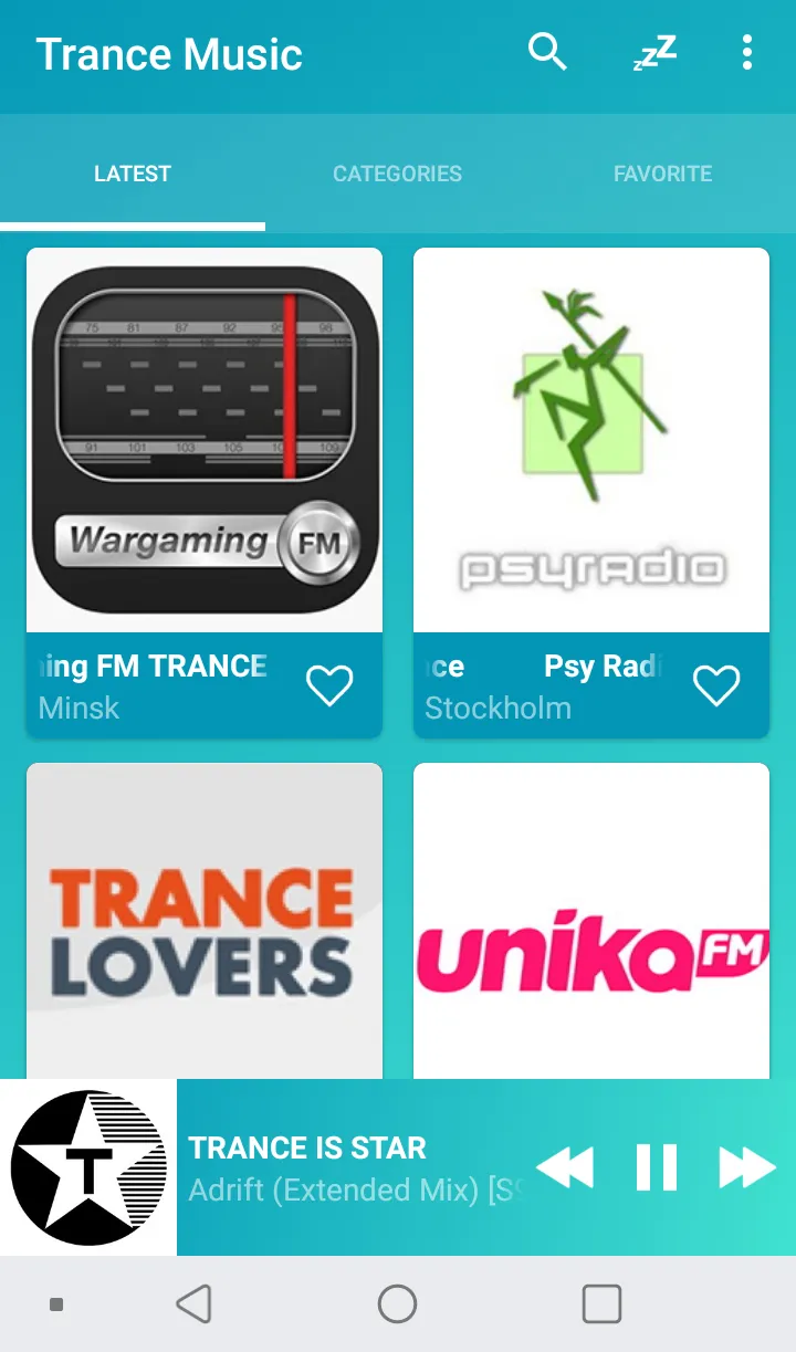 Trance music radios online | Indus Appstore | Screenshot