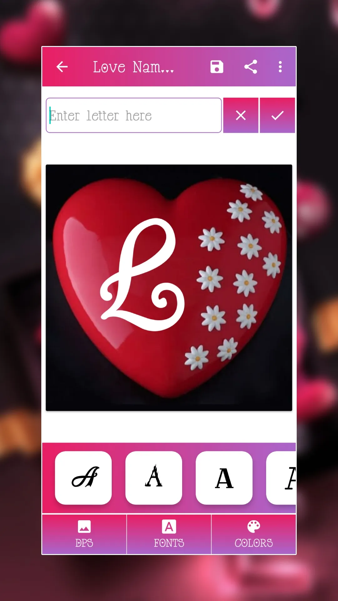 Love Name Art Maker : Stylish | Indus Appstore | Screenshot