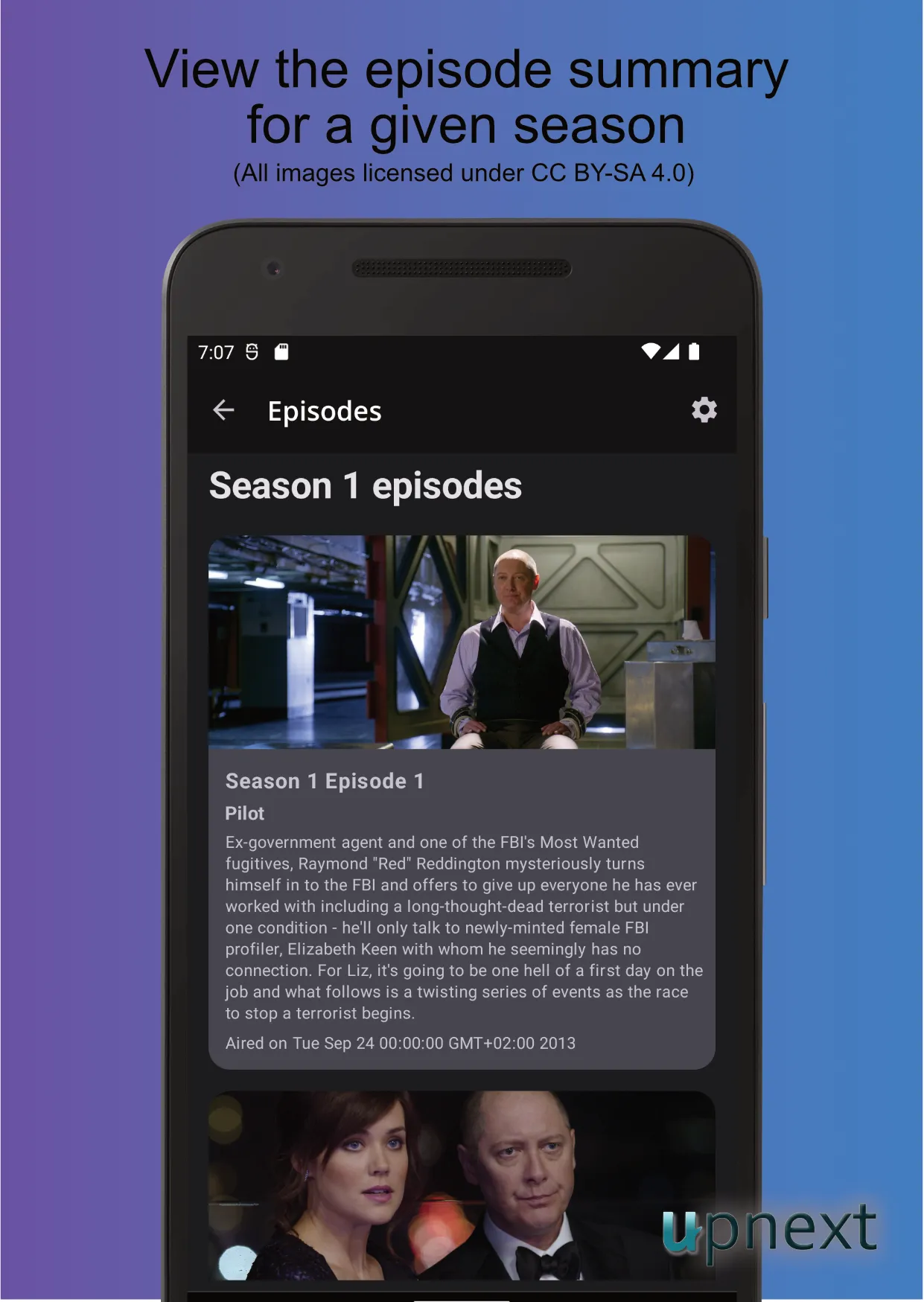 UpNext TV Series Manager | Indus Appstore | Screenshot