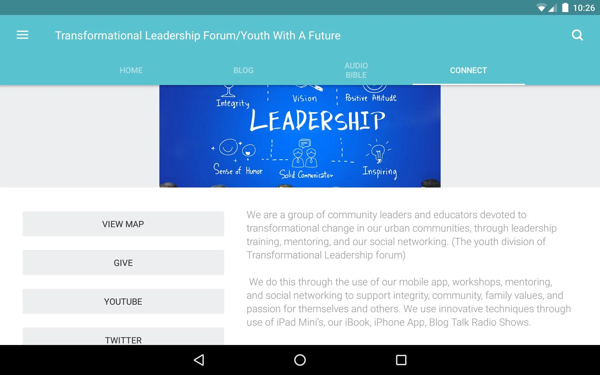 TLF Youth With A Future | Indus Appstore | Screenshot