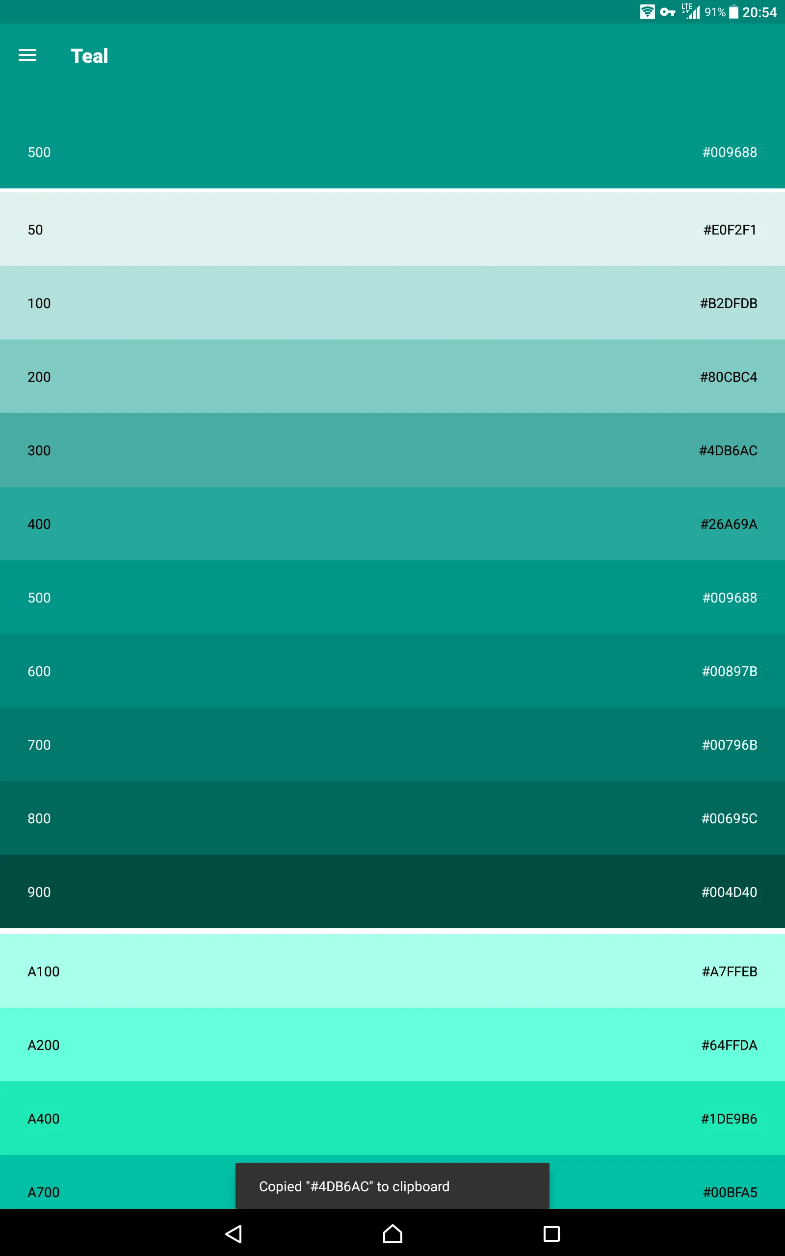 Material Design Color | Indus Appstore | Screenshot