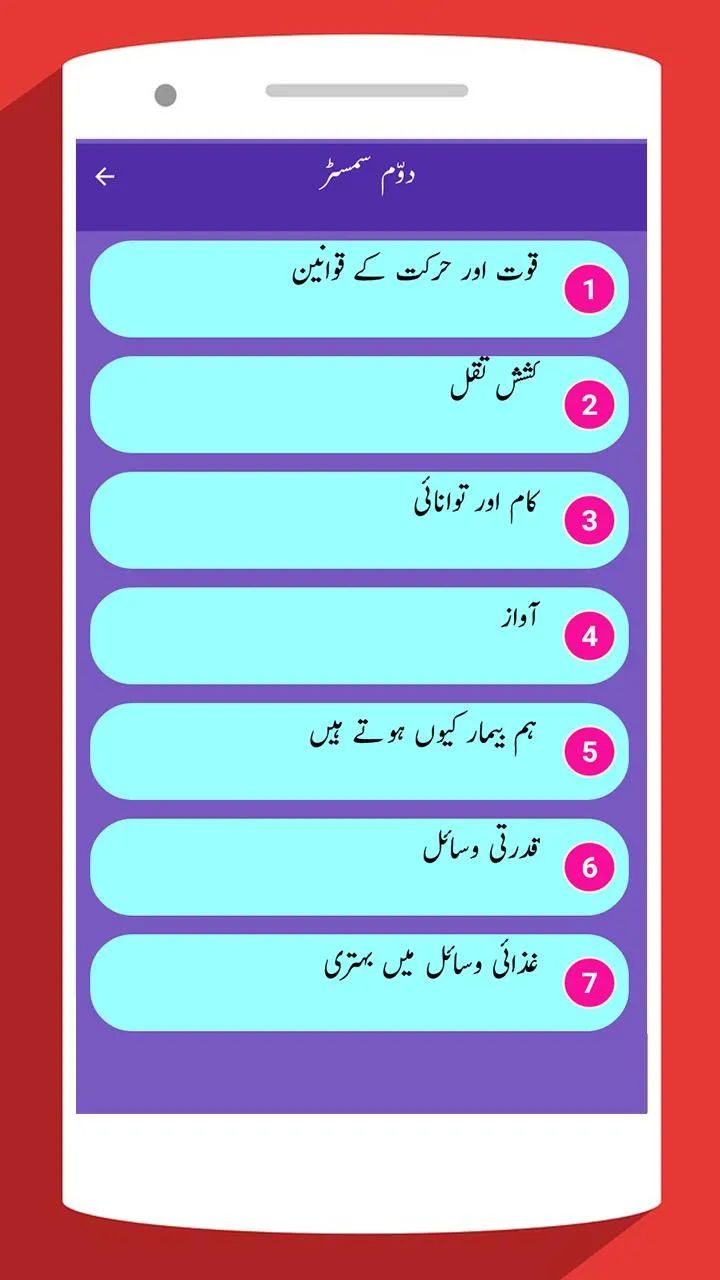 9th Science Solutions in Urdu. | Indus Appstore | Screenshot