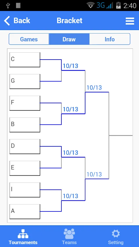 Tournament Maker | Indus Appstore | Screenshot