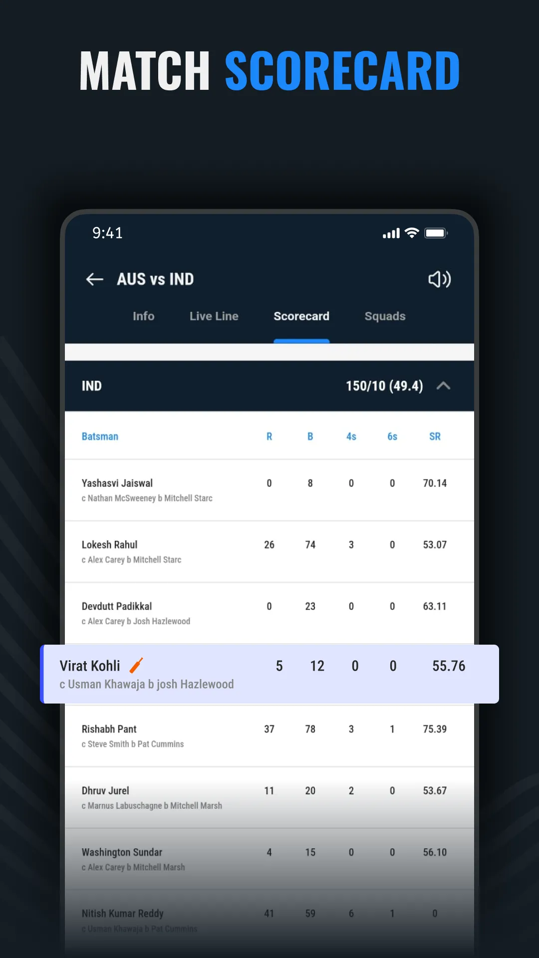 CricLive :Live Score Live line | Indus Appstore | Screenshot