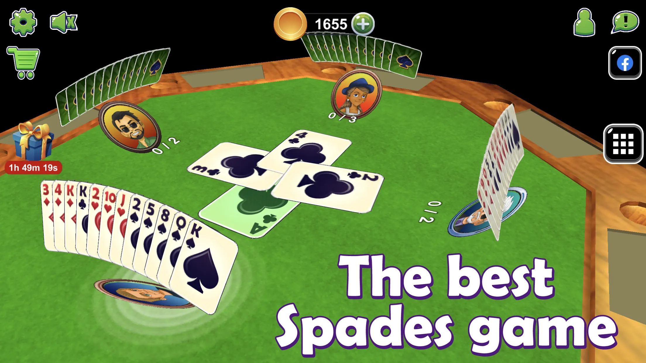 Spades 3D | Indus Appstore | Screenshot