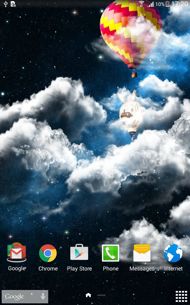 Night Sky Live Wallpaper | Indus Appstore | Screenshot