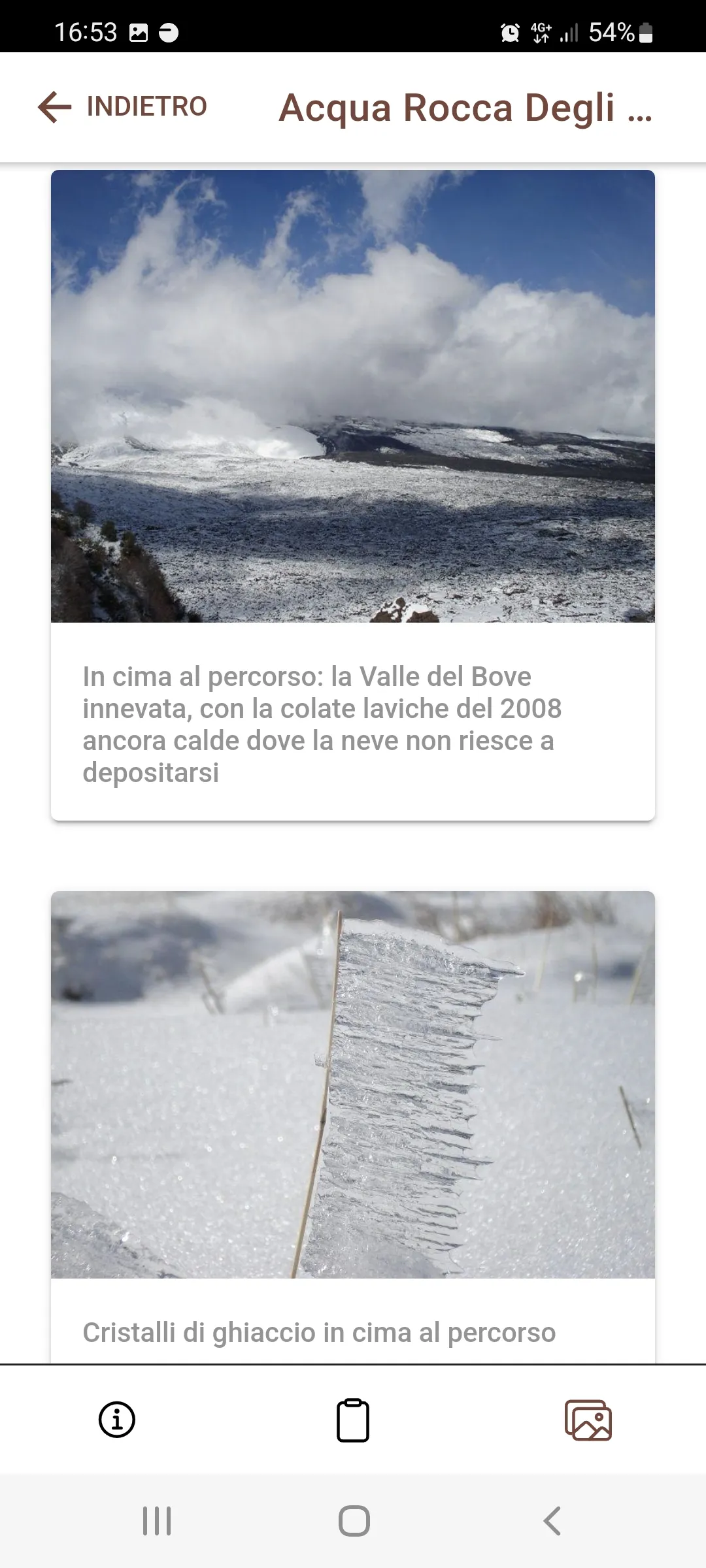 Etna Tracking - Sciara Nera | Indus Appstore | Screenshot