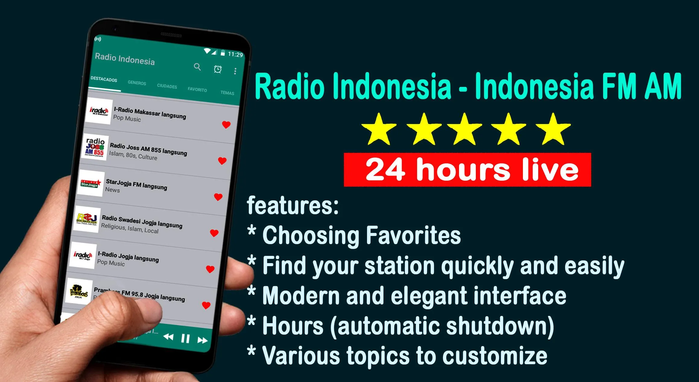 Radio indonesia Online | Indus Appstore | Screenshot