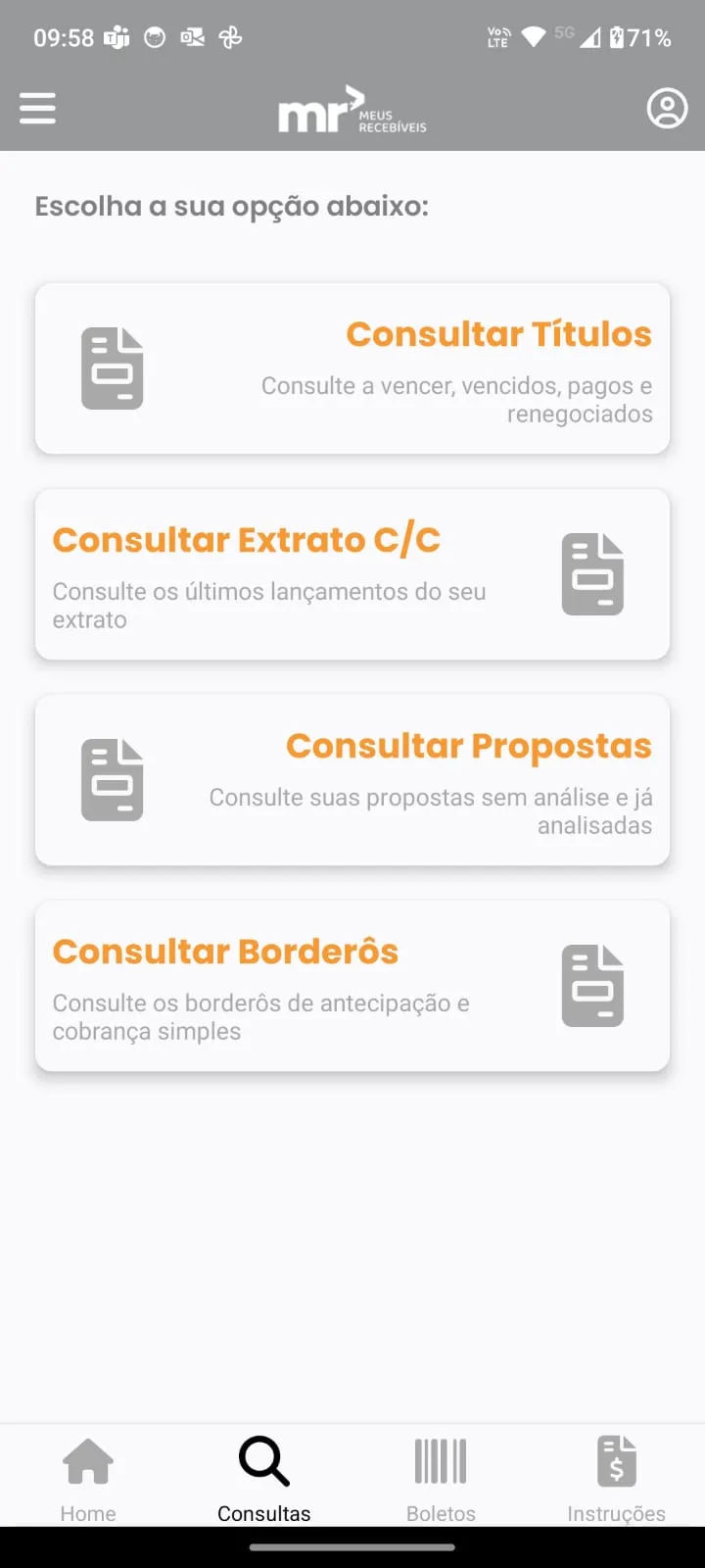 Meus Recebíveis | Indus Appstore | Screenshot