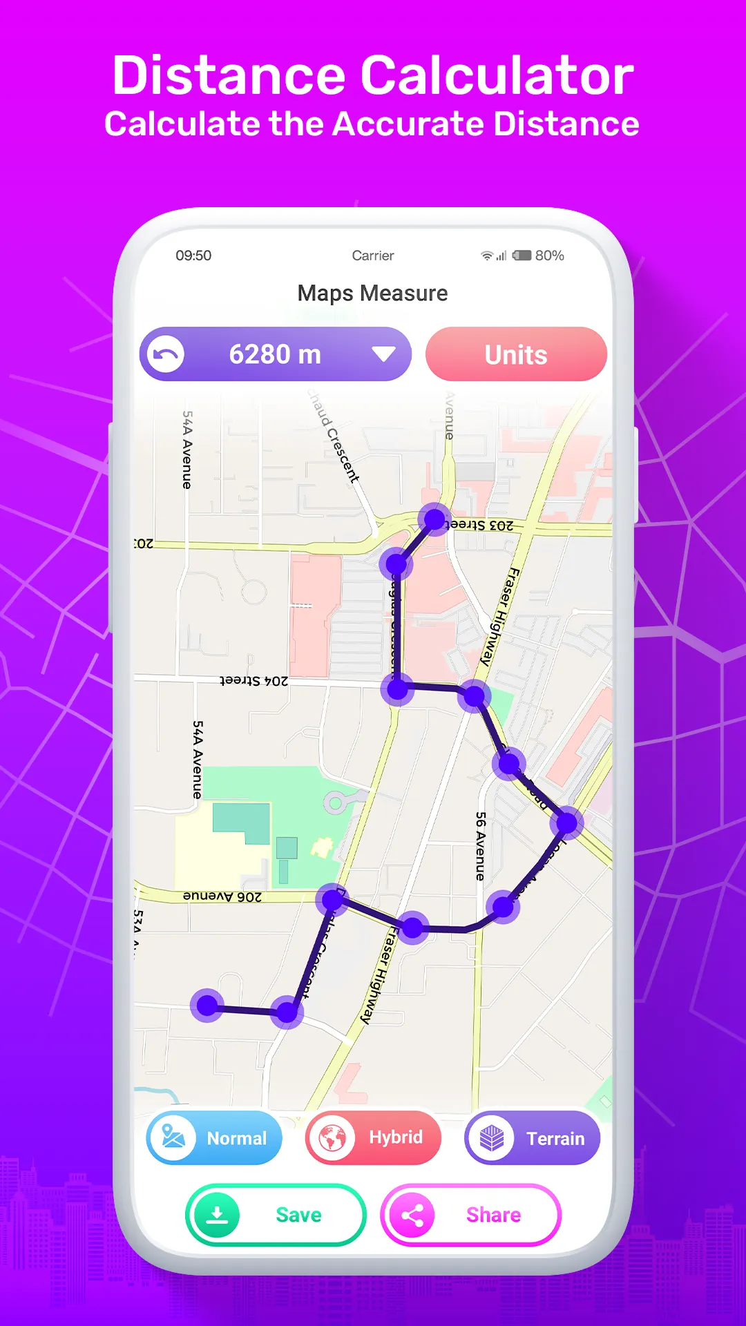 GPS Area Measure Calculator | Indus Appstore | Screenshot