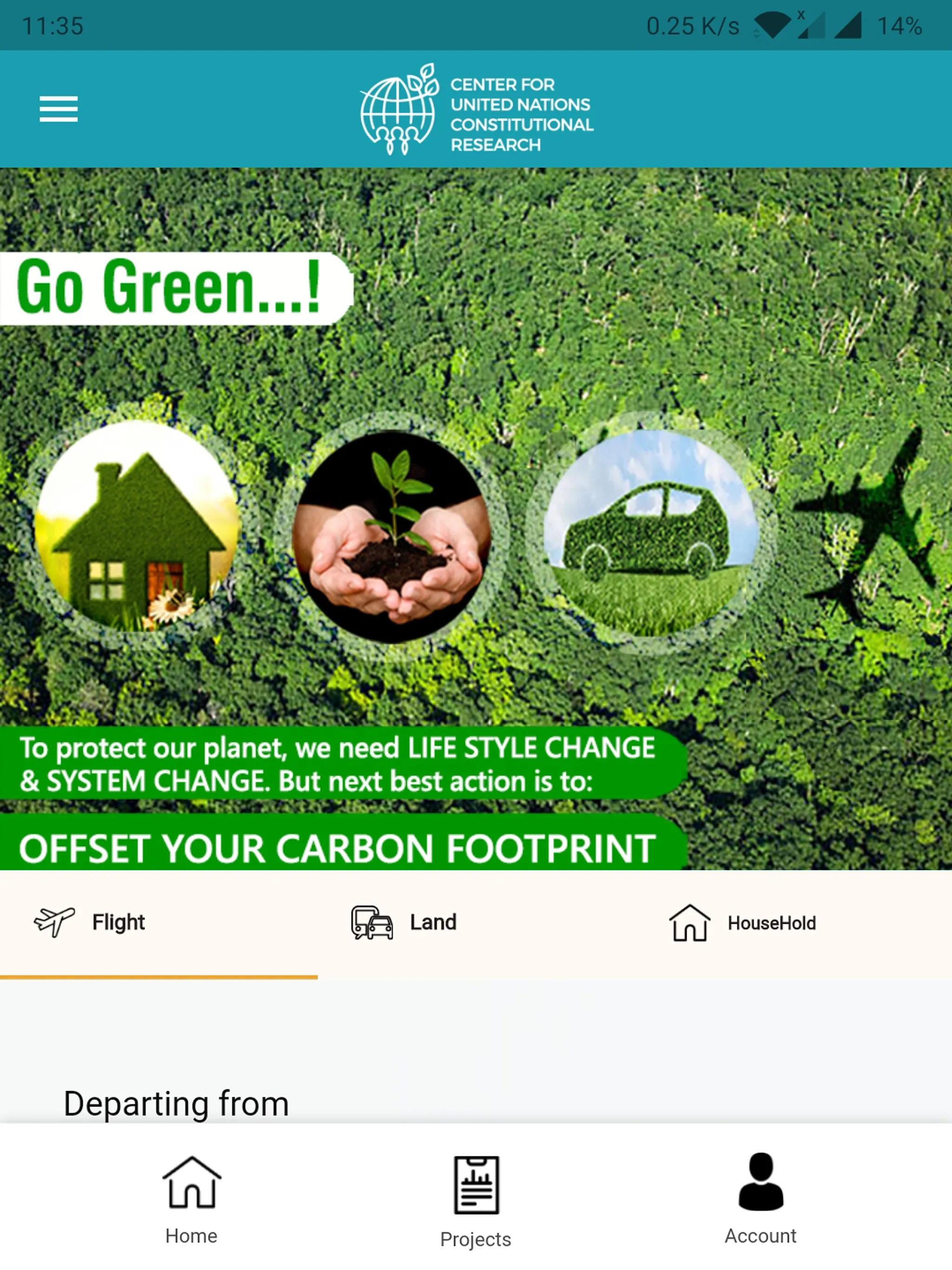 CUNCR Carbon Offset- iGreen-by | Indus Appstore | Screenshot