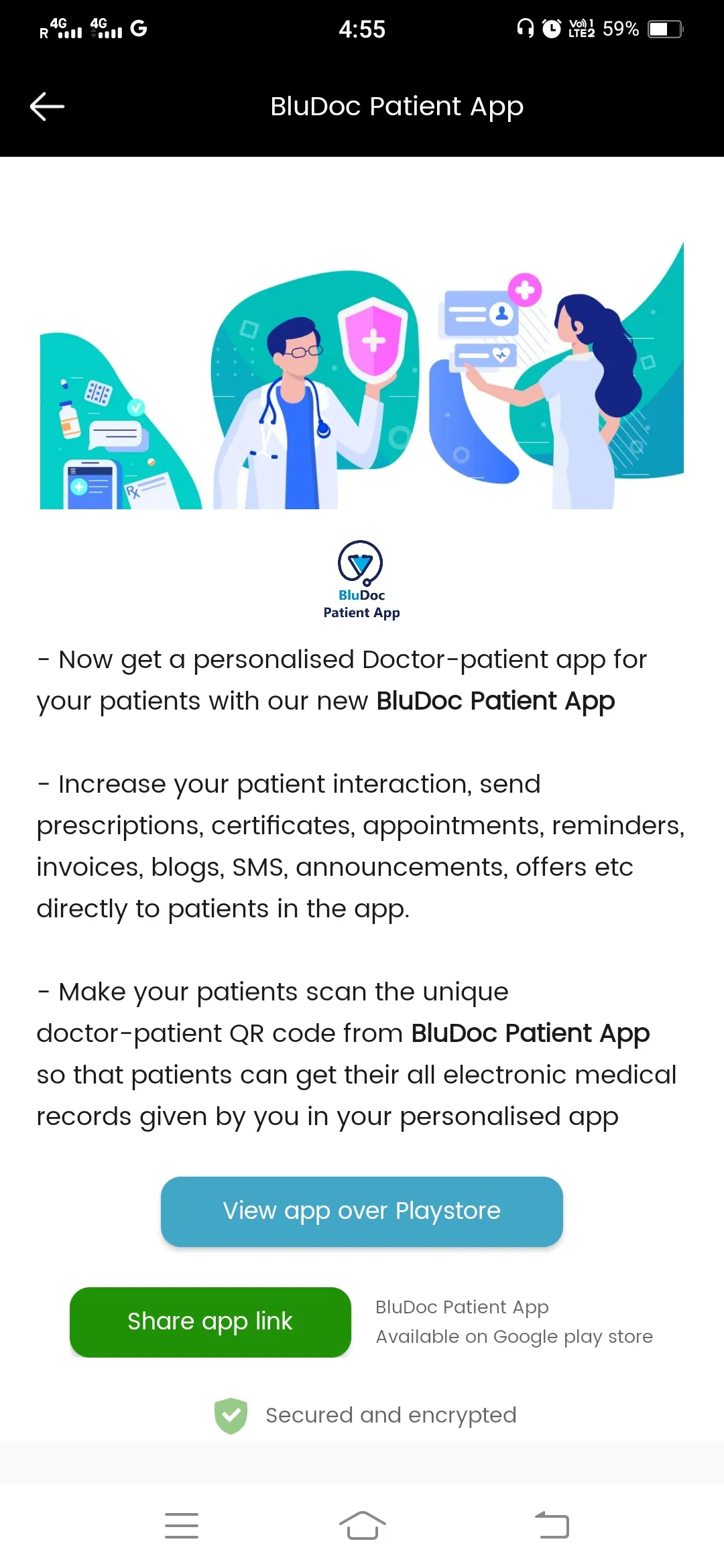 BluDoc : e-prescription app | Indus Appstore | Screenshot