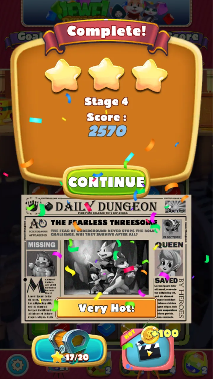 Jewel Dungeon - Match 3 Puzzle | Indus Appstore | Screenshot