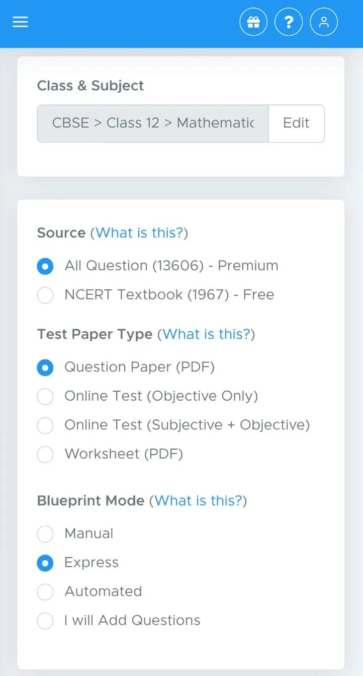 Examin8 - Test Generator App | Indus Appstore | Screenshot