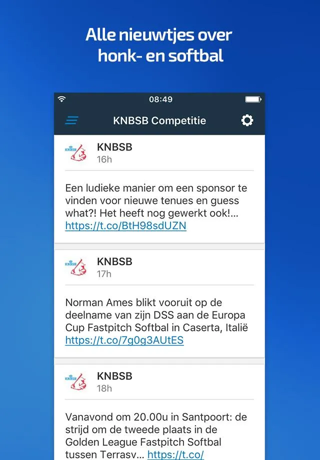 KNBSB Competitie | Indus Appstore | Screenshot