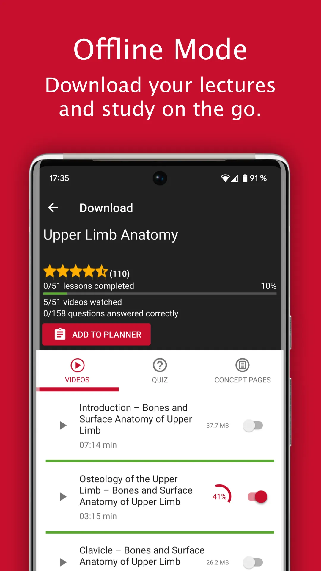 Lecturio UH Coll of Medicine | Indus Appstore | Screenshot