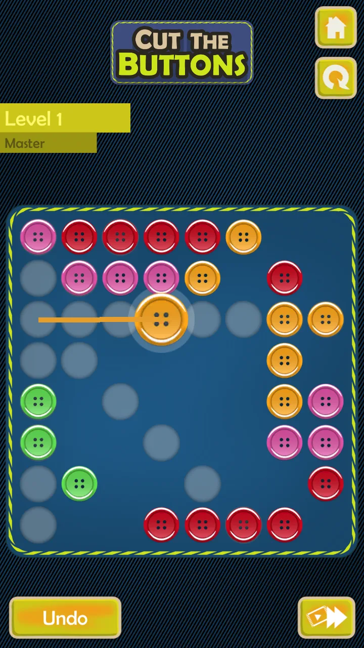 Cut the Buttons Logic Puzzle | Indus Appstore | Screenshot