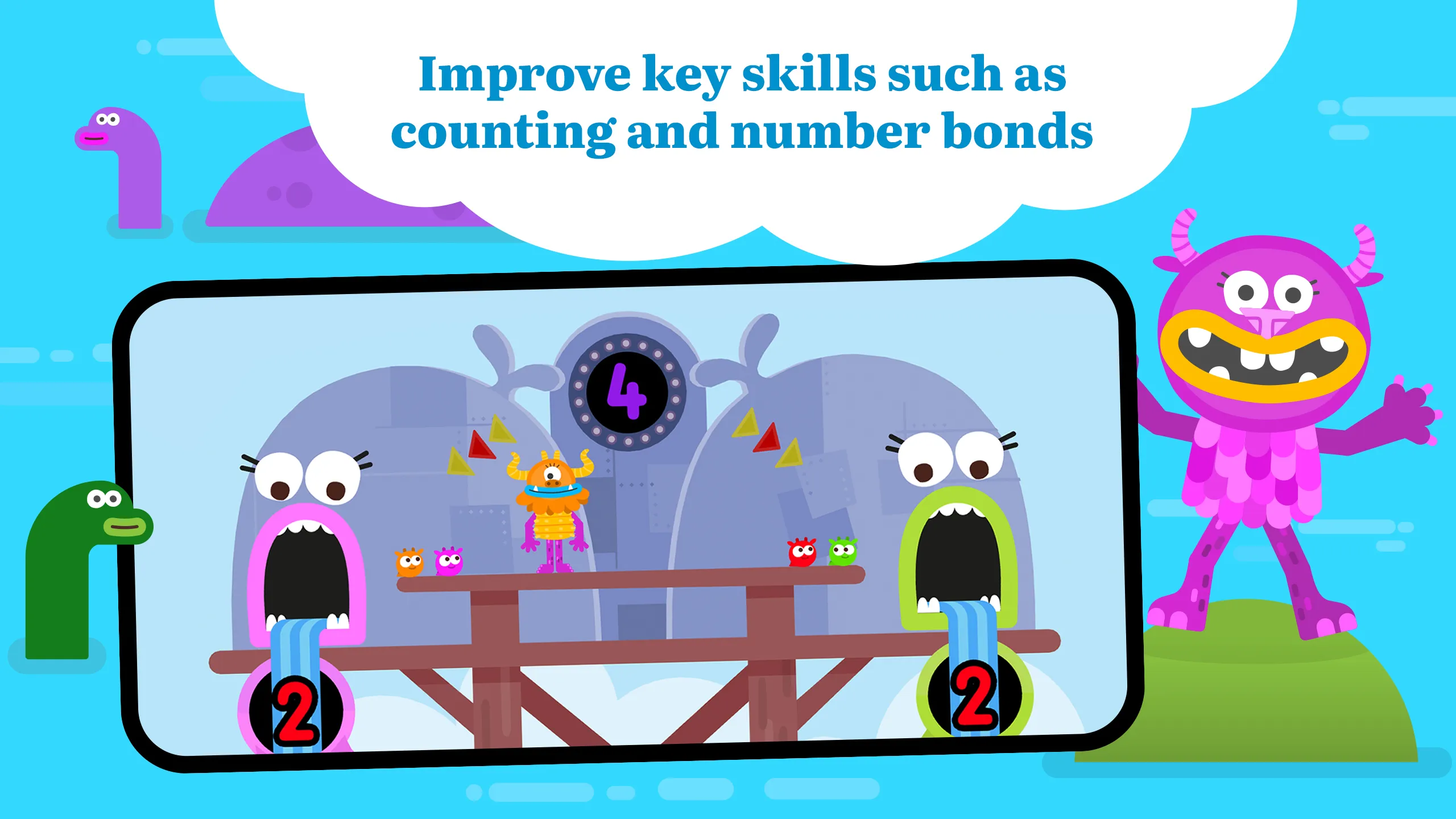 Teach Monster Number Skills | Indus Appstore | Screenshot