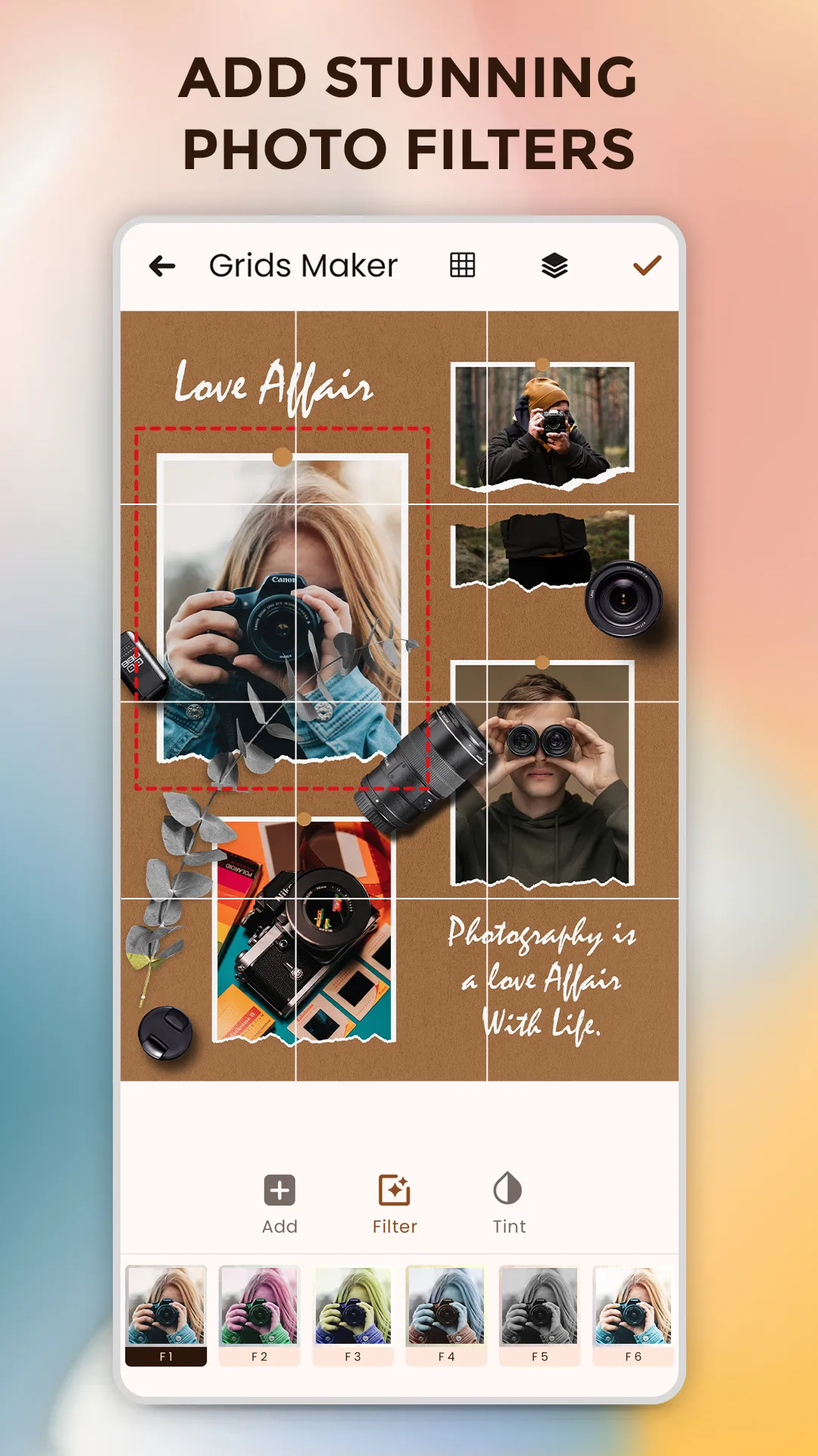 Grids Maker - Photo Split Grid | Indus Appstore | Screenshot