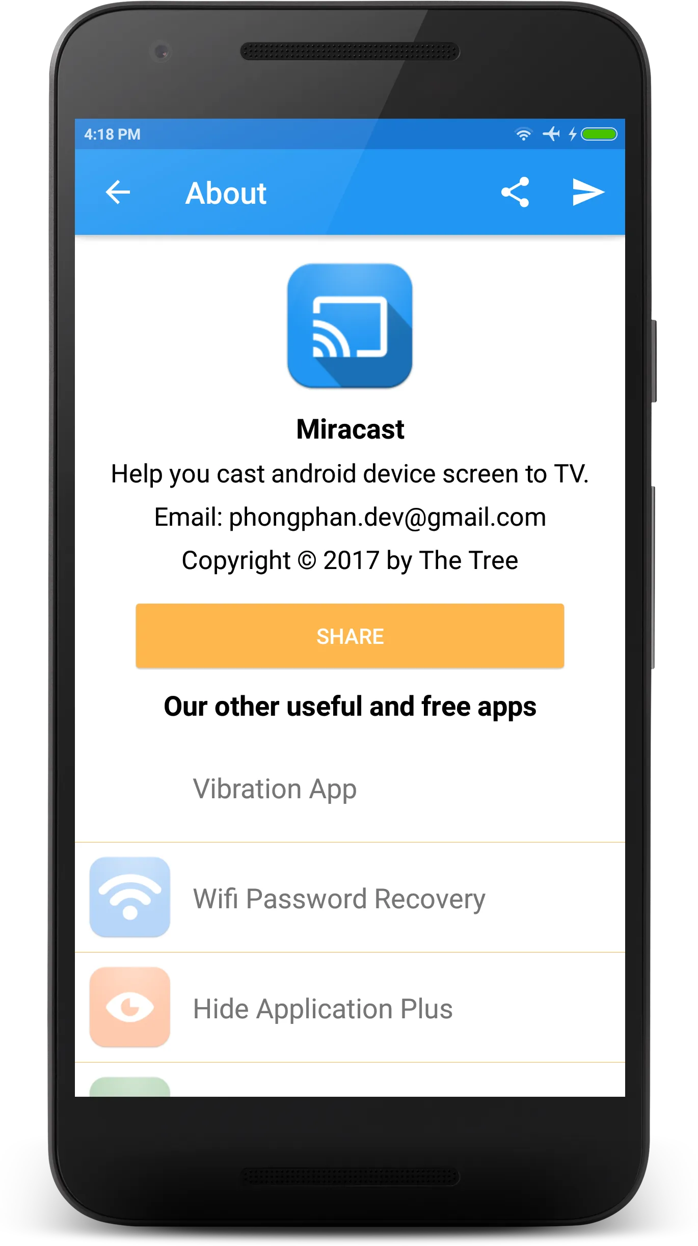 Miracast - Wifi Display | Indus Appstore | Screenshot