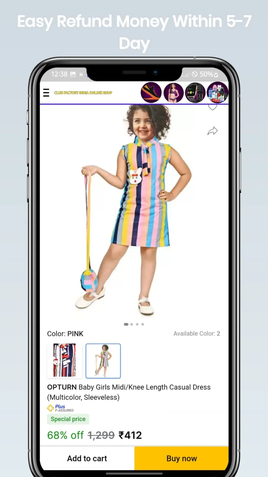 Club Factory India Online Shop | Indus Appstore | Screenshot