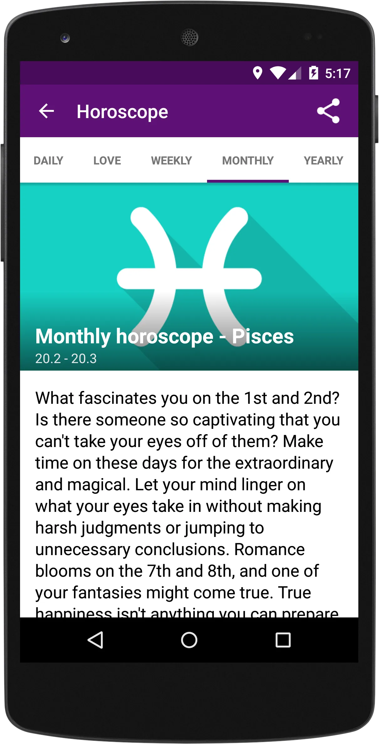 Horoscope | Indus Appstore | Screenshot