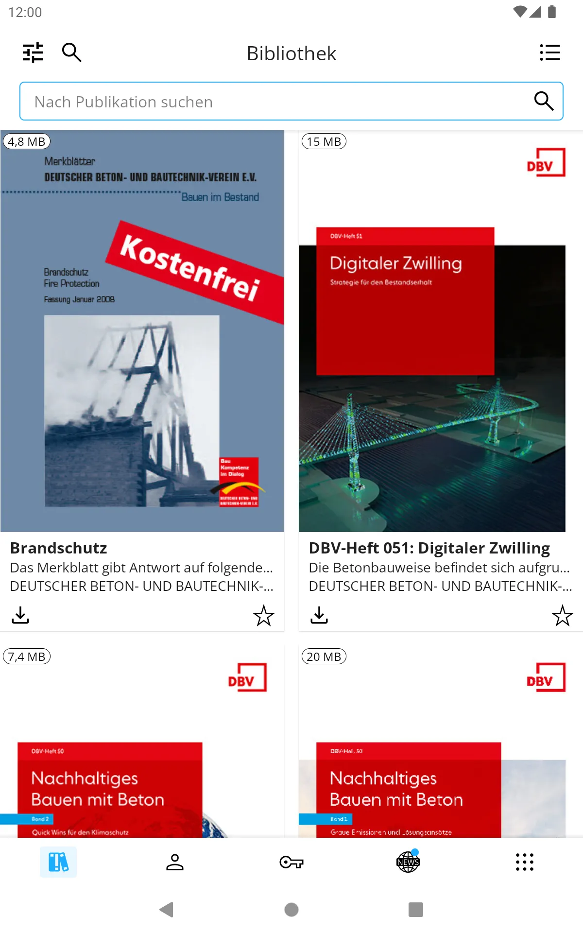 DBV-Schriften | Indus Appstore | Screenshot