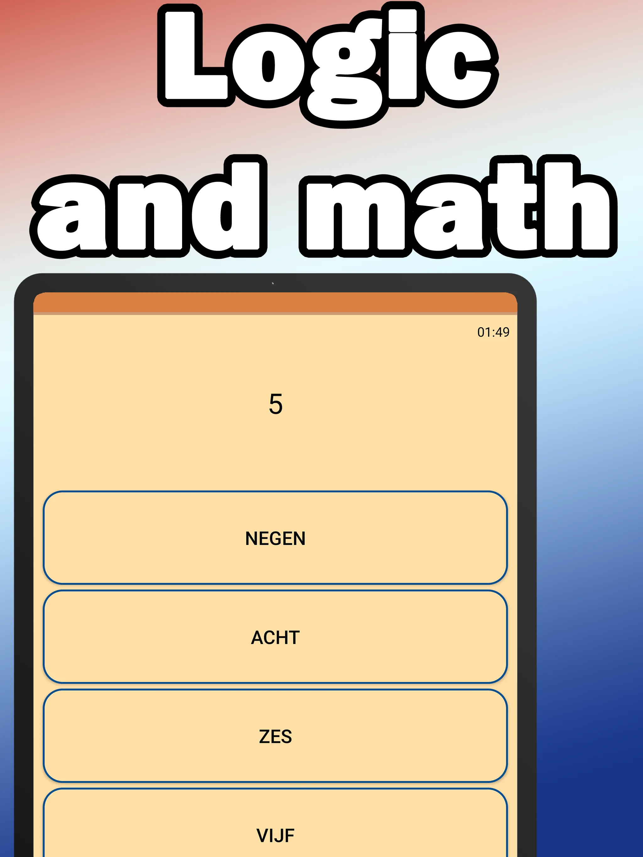 Numbers in Dutch language | Indus Appstore | Screenshot