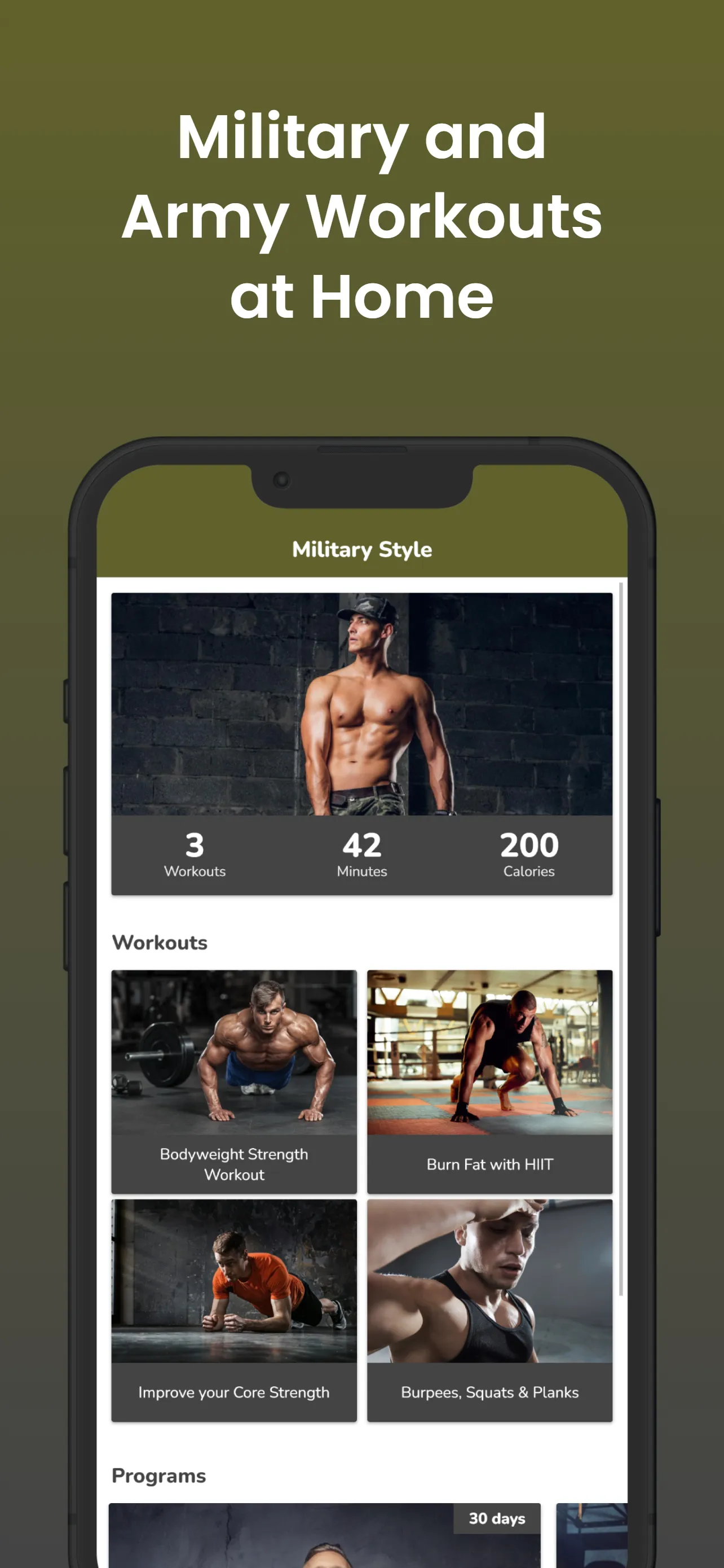 Military Style Fitness Workout | Indus Appstore | Screenshot