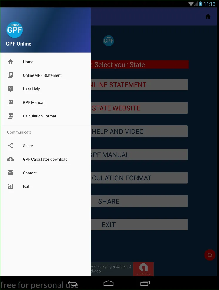 GPF Online Statement | Indus Appstore | Screenshot