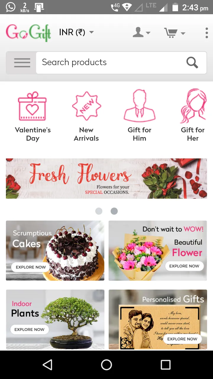 GoGift - Gift Delivery India | Indus Appstore | Screenshot