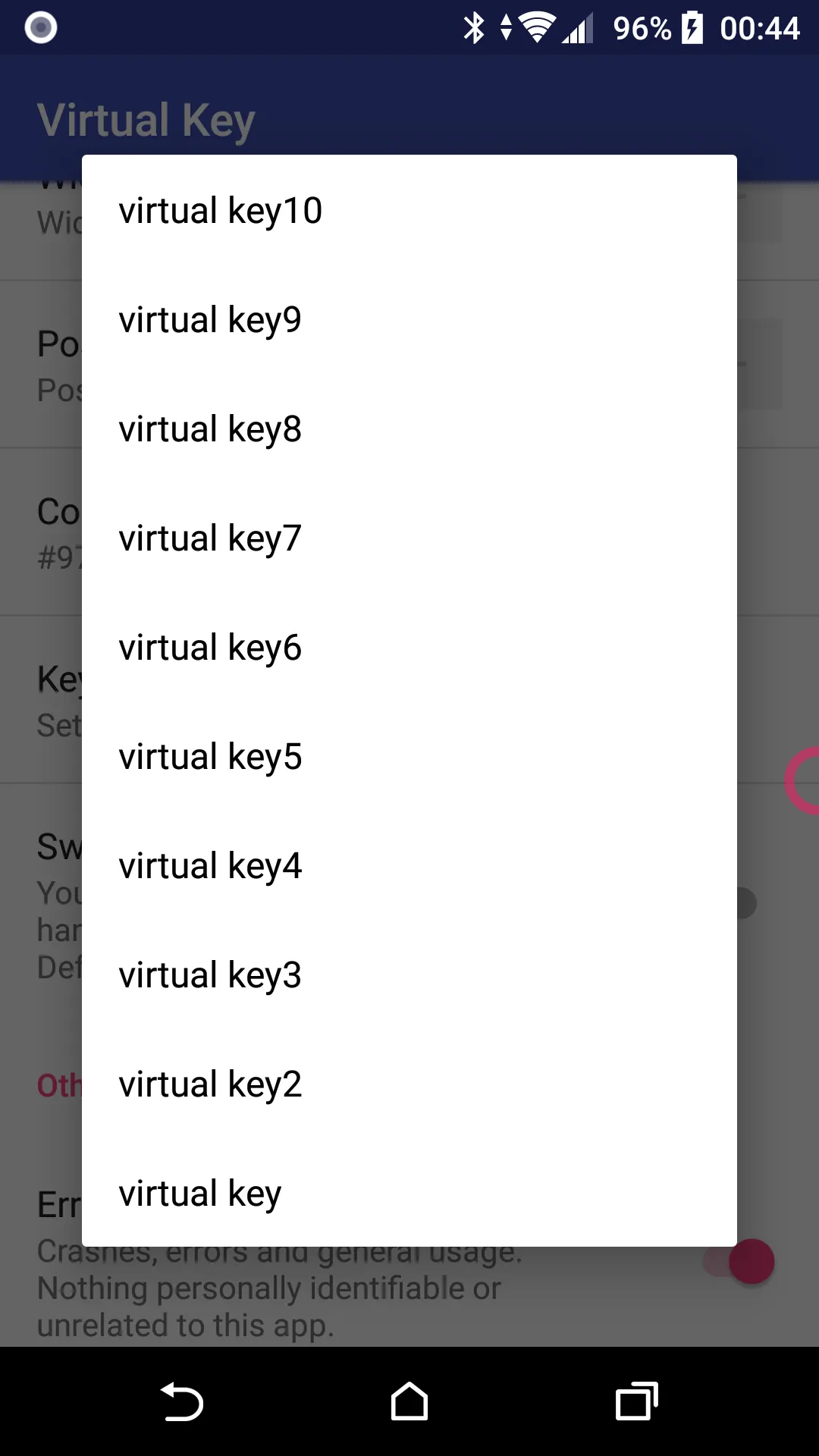 Virtual Key | Indus Appstore | Screenshot