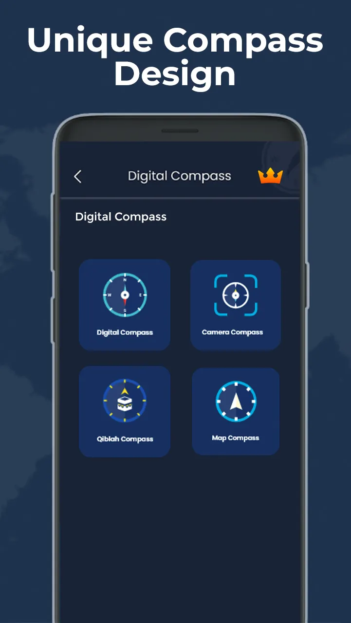 Qibla Compass Map: GPS Compass | Indus Appstore | Screenshot